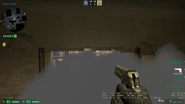 Односторонний смок в окно de_mirage. киберспорт csgo обучение