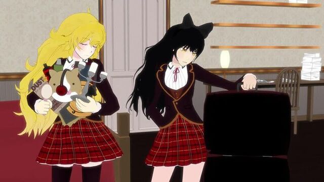 [shiza] красный, белый, черный, желтый (1 сезон) / rwby tv - 9 серия [mvo] [2013] [русская озвучка]