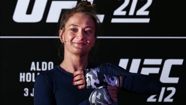 Ufc 212 - karolina kowalkiewicz - открытая тренировка