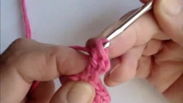 15 урок - рачий шаг 2 способ (столбики с накидом)