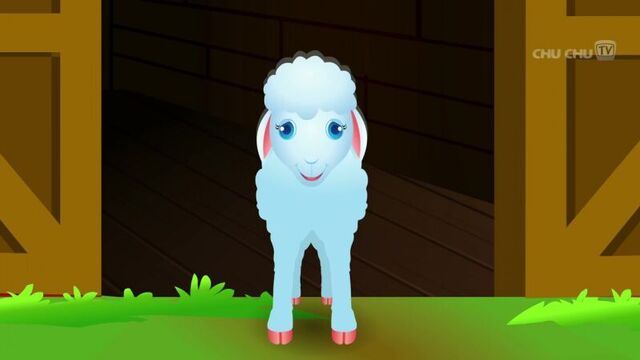 Mary had a little lamb nursery rhyme with lyrics - cartoon animation rhymes songs for children