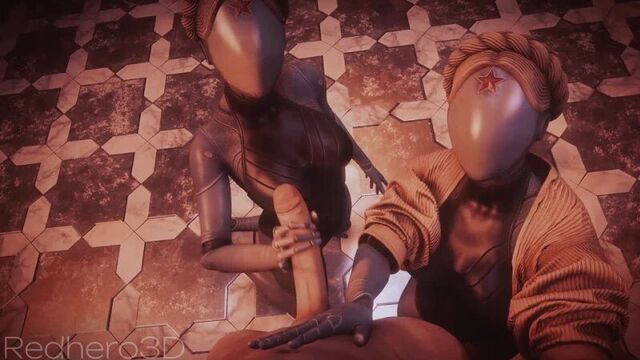 The twins (atomic heart) ballerina 4k